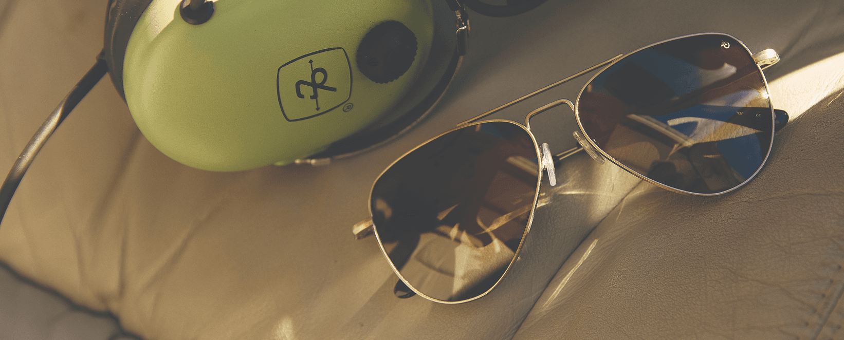 AO Sunglasses Pair and Headphones