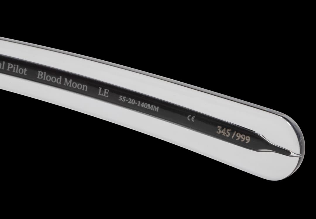 AO Original Pilot Blood Moon temples closeup with serialization